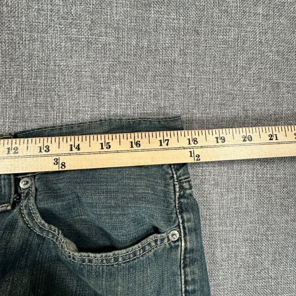 Levis 514 Straight Fit Jeans Mens 36x32 (Fits as 35x32) Blue Medium Wash Denim